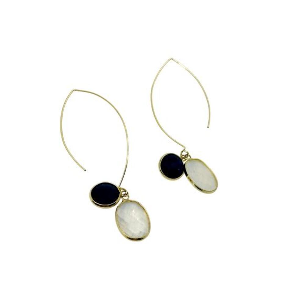 Stone‎ Dangle Earrings